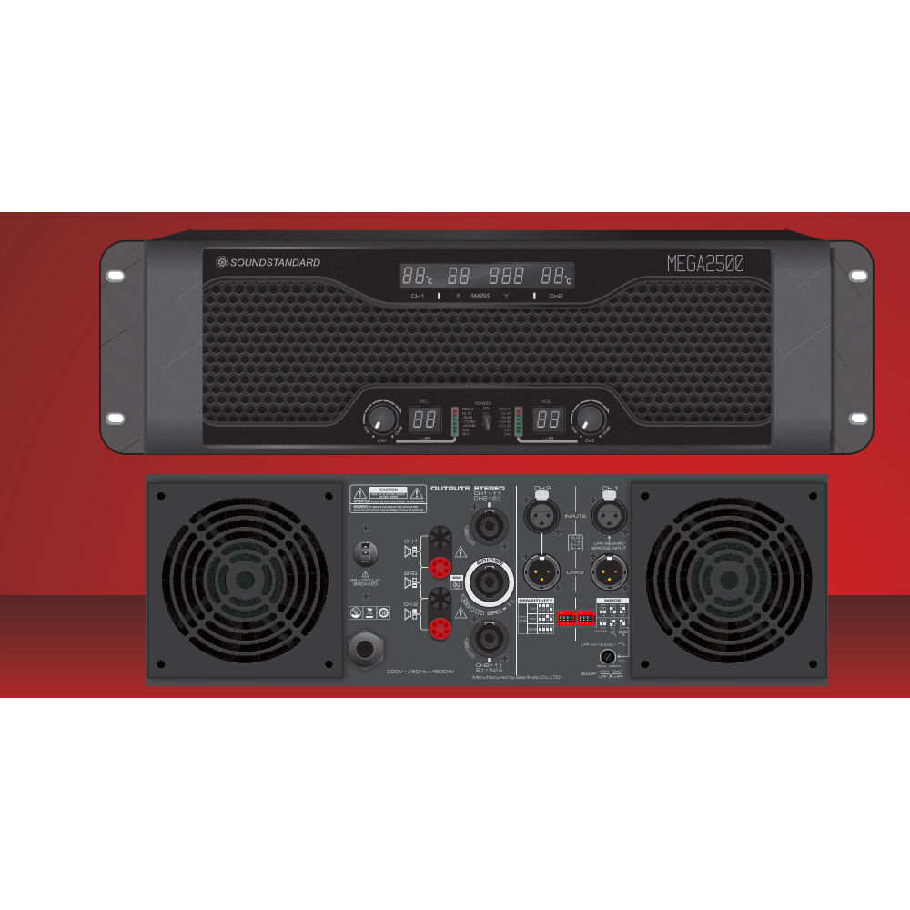 MODEL-MEGA SERIES POWER AMPLIFIER